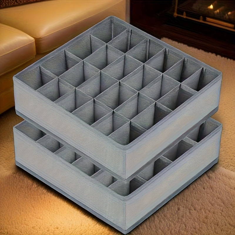 2Pcs 24-Compartment Fabric Soc - đánh giá và giá Sock Organizer Tray