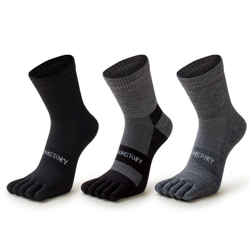 5 Pairs Thicken Warm Men Five  - đánh giá và giá Toe Sock Split