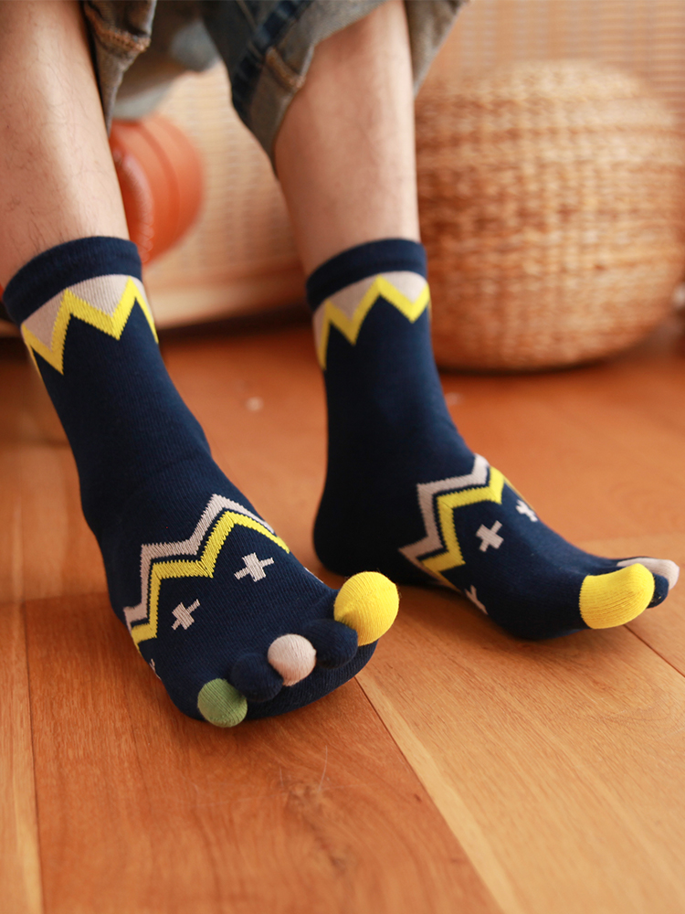 5 Pairs Four-season Pure Cotto - đánh giá và giá Toe Sock Split