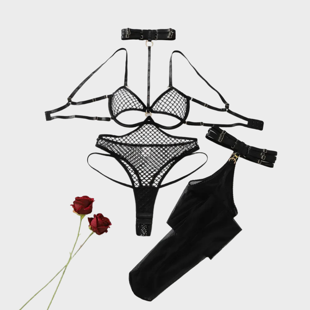 Women Black Fishnet Lingerie S - đánh giá và giá Fishnet Stocking Women