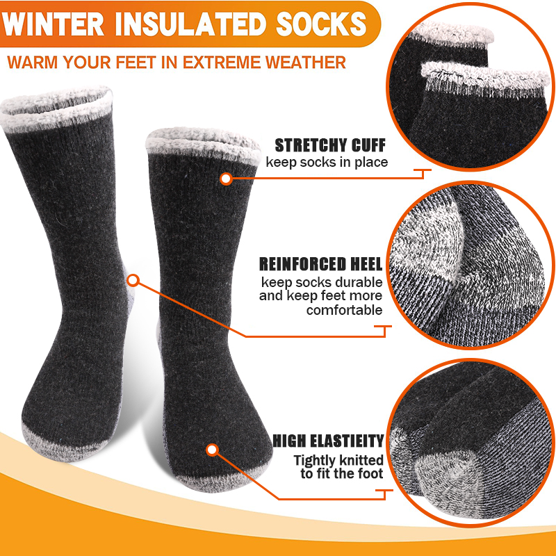 1 Pair Mens Merino Wool Warm S - đánh giá và giá Wool Hiking Sock